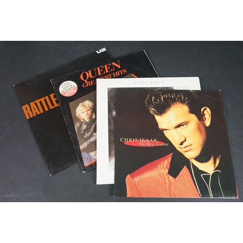 339 - Vinyl - Over 80 Rock & Pop LPs to include Bob Marley, Kate Bush, Queen, Chris Isaak, U2, The Beatles... 