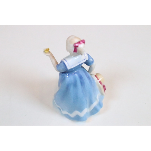 46 - Group of eight Royal Doulton figurines to include 'Almost Grown' HN 3425, 'Lights Out' HN 4465, 'A P... 