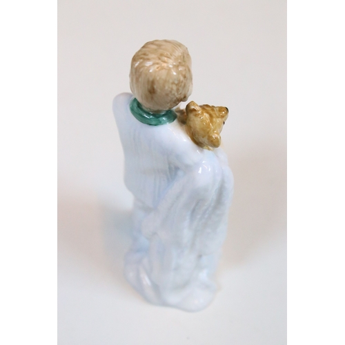 46 - Group of eight Royal Doulton figurines to include 'Almost Grown' HN 3425, 'Lights Out' HN 4465, 'A P... 