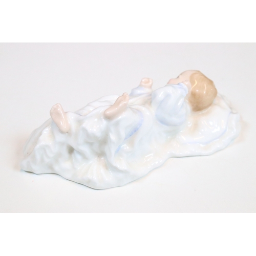 46 - Group of eight Royal Doulton figurines to include 'Almost Grown' HN 3425, 'Lights Out' HN 4465, 'A P... 