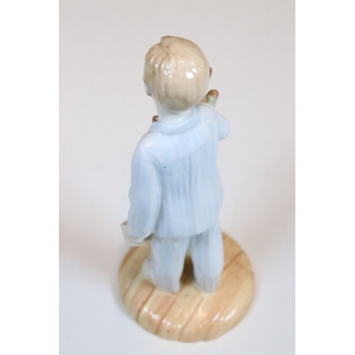 46 - Group of eight Royal Doulton figurines to include 'Almost Grown' HN 3425, 'Lights Out' HN 4465, 'A P... 