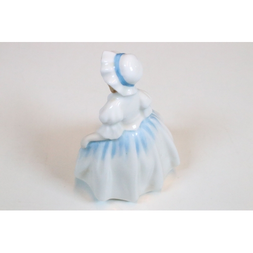 46 - Group of eight Royal Doulton figurines to include 'Almost Grown' HN 3425, 'Lights Out' HN 4465, 'A P... 