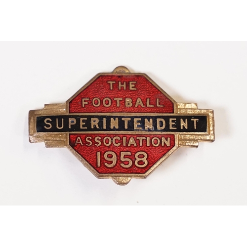 Football Memorabilia - 10 FA Football Association Superintendent enamel ...