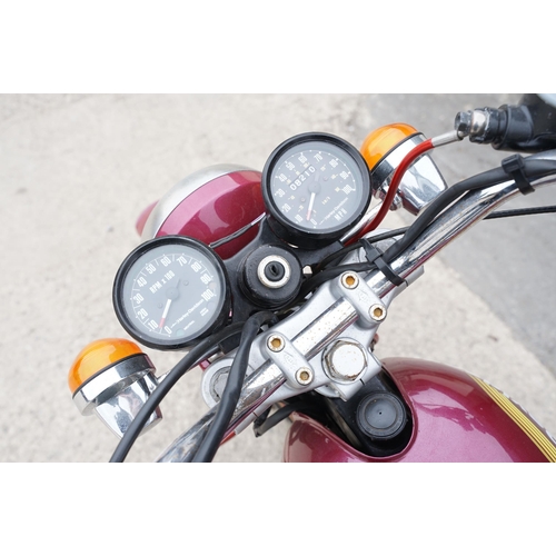 107A - Harley Davidson (AMF) SS 250CC motorcycle, 1976, single cylinder 2-stroke engine with rear suspensio... 