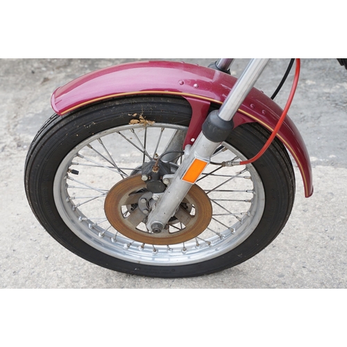 107A - Harley Davidson (AMF) SS 250CC motorcycle, 1976, single cylinder 2-stroke engine with rear suspensio... 