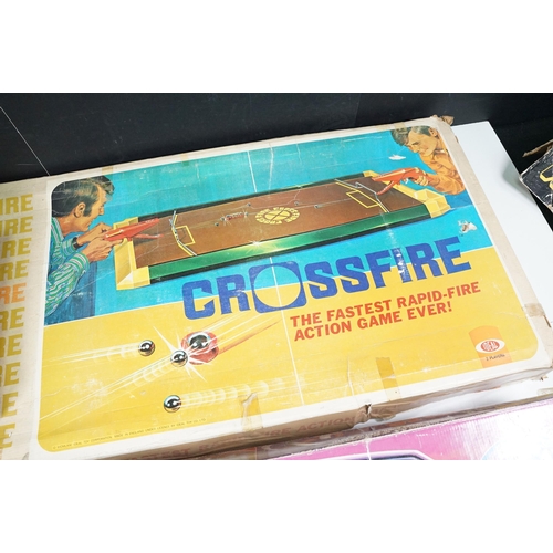 221 - Collection of toys and games to include Ideal Crossfire, LJN Rough Riders Knight Rider Impossibles S... 