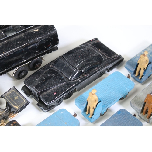 1253 - 20 Mid 20th C play worn diecast models to include 13 x Dinky BEV Trucks, features some repainting