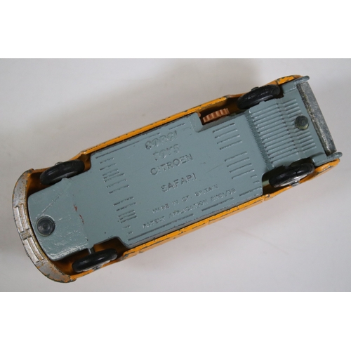 1255 - Around 20 Mid 20th C play worn diecast models to include Dinky, Crescent, Corgi etc featuring Mattel... 