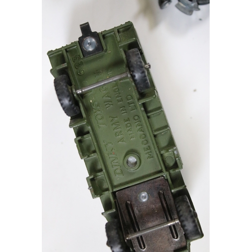 1272 - Around 35 Mid 20th C onwards military diecast models to include Dinky, Britains, etc featuring boxed... 