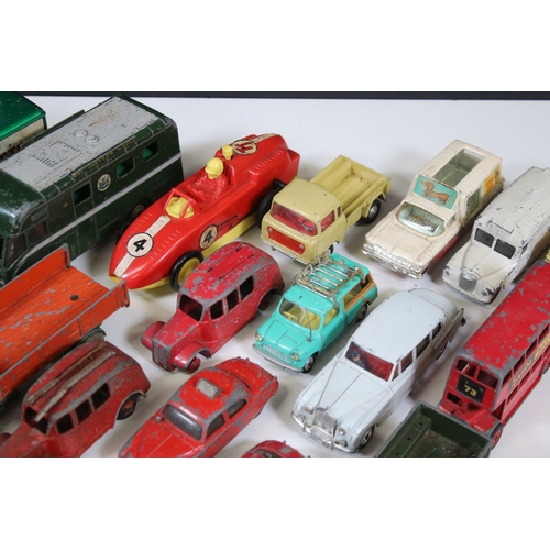 1274 - 27 Mid 20th C play worn Dinky & Corgi diecast models to include Corgi Volkswagen 1200 Saloon, Dinky ... 