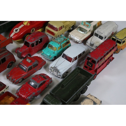1274 - 27 Mid 20th C play worn Dinky & Corgi diecast models to include Corgi Volkswagen 1200 Saloon, Dinky ... 