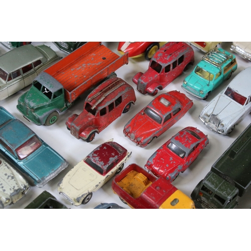 1274 - 27 Mid 20th C play worn Dinky & Corgi diecast models to include Corgi Volkswagen 1200 Saloon, Dinky ... 