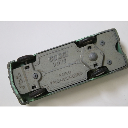 1274 - 27 Mid 20th C play worn Dinky & Corgi diecast models to include Corgi Volkswagen 1200 Saloon, Dinky ... 