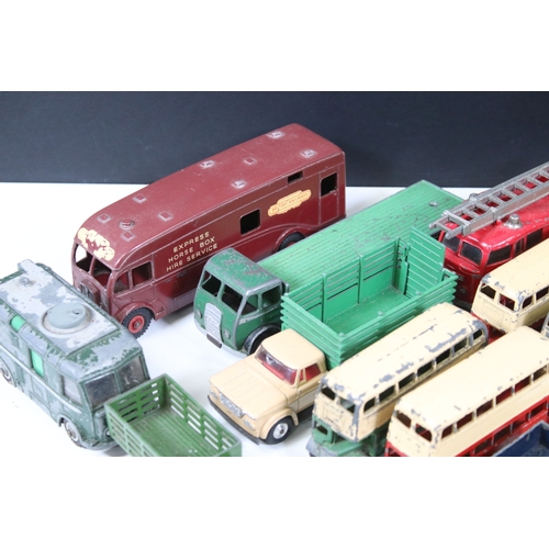 1279 - 24 Mid 20th C play worn diecast models to include Corgi, Dinky, Solido and Lone Star featuring Corgi... 