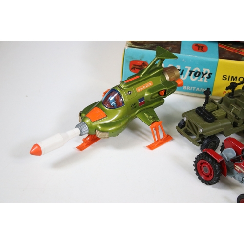 1281 - Collection of diecast models to include boxed Corgi Major 1127 Simon Snorkel Fire Engine and 6 x Mid... 