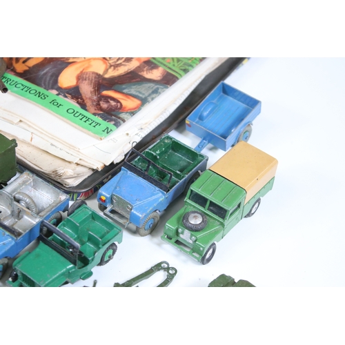 1288 - Collection of diecast models to include boxed Dinky 555 Fire Engine With Extending Ladder, quantity ... 