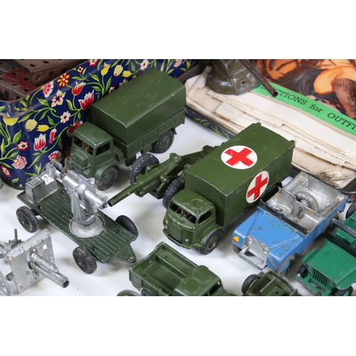 1288 - Collection of diecast models to include boxed Dinky 555 Fire Engine With Extending Ladder, quantity ... 