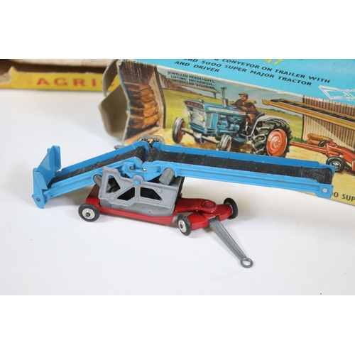 1289 - Boxed Corgi Agricultural Gift Set No 5 appearing near complete, play worn with tatty box missing win... 