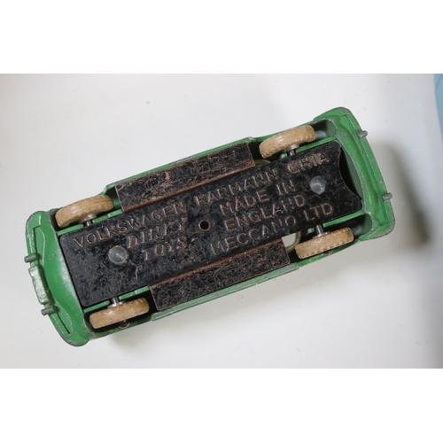 1290 - Collection of play worn Mid 20th C diecast models to include Corgi, Dinky and Matchbox featuring Din... 