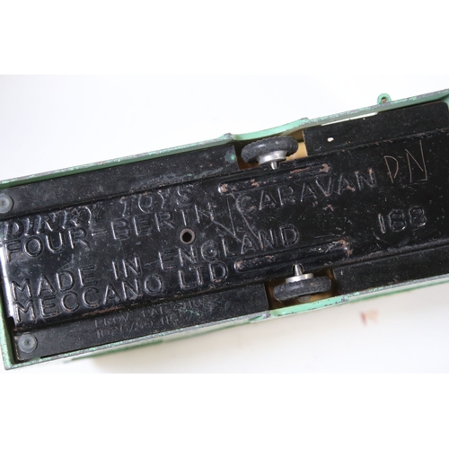 1291 - 60 Mid 20th C playworn diecast models to include Dinky, Corgi, Triang Spot On, Benbros, etc includin... 