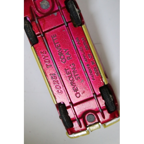 1291 - 60 Mid 20th C playworn diecast models to include Dinky, Corgi, Triang Spot On, Benbros, etc includin... 