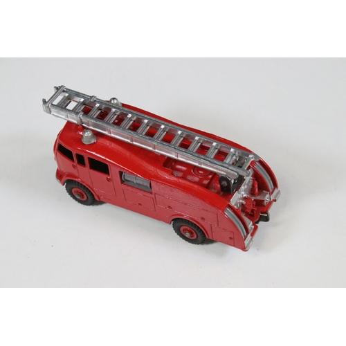 1304 - Two boxed Dinky diecast models to include 982 Pullmore Car Transporter and 955 Fire Engine with exte... 