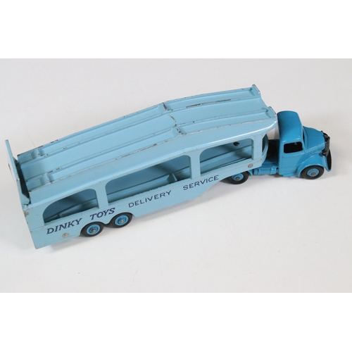 1304 - Two boxed Dinky diecast models to include 982 Pullmore Car Transporter and 955 Fire Engine with exte... 