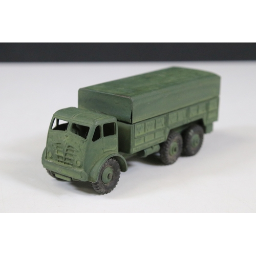 1306 - Six boxed Dinky military diecast models to include 661 Recovery Tractor with windows, 3 x 622 10 Ton... 