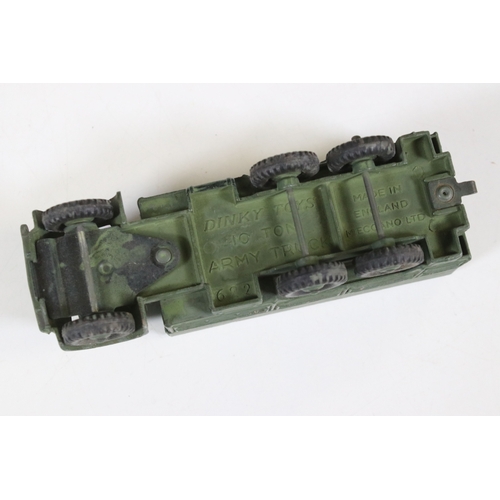 1306 - Six boxed Dinky military diecast models to include 661 Recovery Tractor with windows, 3 x 622 10 Ton... 
