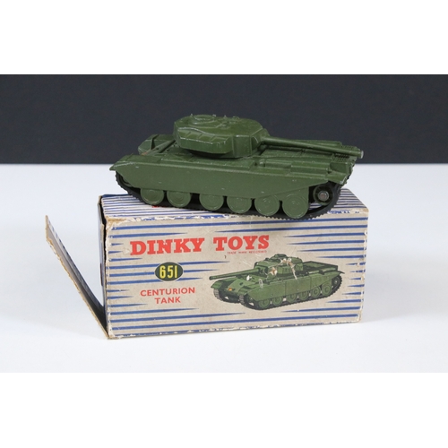 1306 - Six boxed Dinky military diecast models to include 661 Recovery Tractor with windows, 3 x 622 10 Ton... 