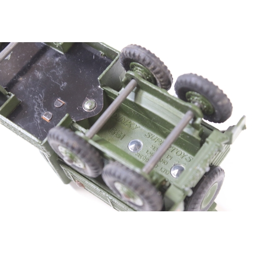 1306 - Six boxed Dinky military diecast models to include 661 Recovery Tractor with windows, 3 x 622 10 Ton... 