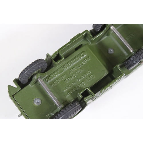 1306 - Six boxed Dinky military diecast models to include 661 Recovery Tractor with windows, 3 x 622 10 Ton... 
