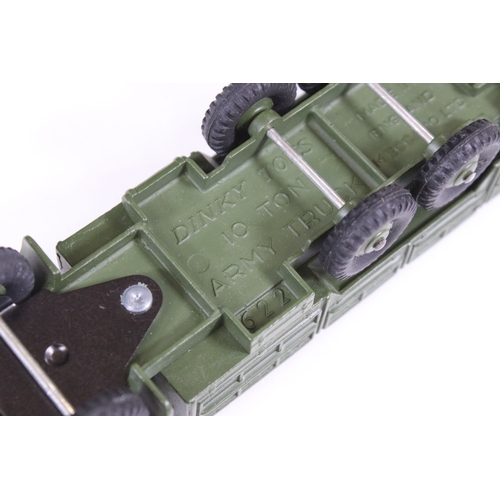 1306 - Six boxed Dinky military diecast models to include 661 Recovery Tractor with windows, 3 x 622 10 Ton... 