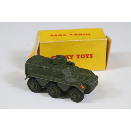 1308 - 19 Boxed Dinky military diecast models to include 2 x 677 Armoured Command Vehicle, 626 Military Amb... 