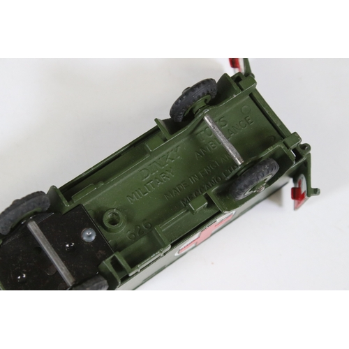 1308 - 19 Boxed Dinky military diecast models to include 2 x 677 Armoured Command Vehicle, 626 Military Amb... 