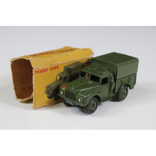 1308 - 19 Boxed Dinky military diecast models to include 2 x 677 Armoured Command Vehicle, 626 Military Amb... 