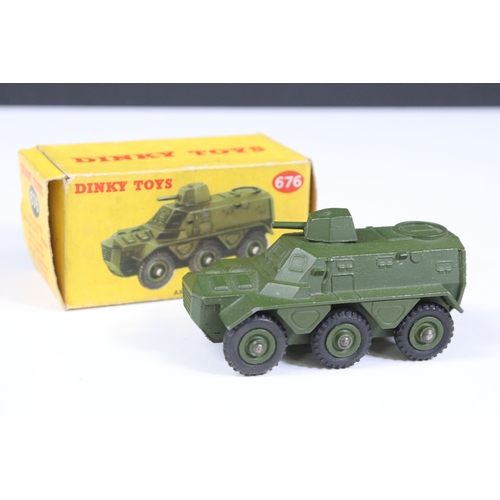 1308 - 19 Boxed Dinky military diecast models to include 2 x 677 Armoured Command Vehicle, 626 Military Amb... 