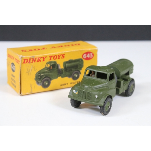 1308 - 19 Boxed Dinky military diecast models to include 2 x 677 Armoured Command Vehicle, 626 Military Amb... 