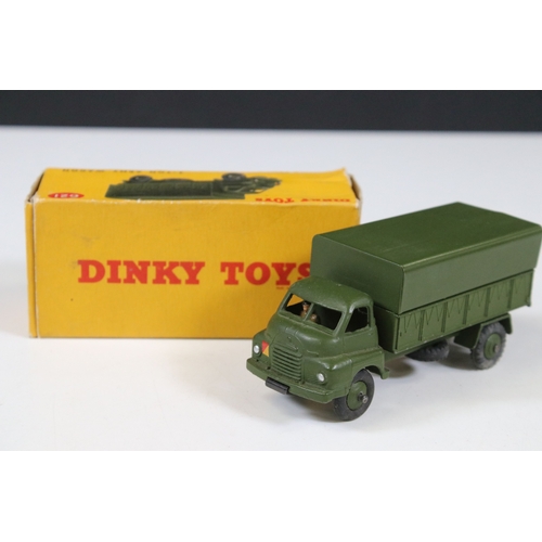1308 - 19 Boxed Dinky military diecast models to include 2 x 677 Armoured Command Vehicle, 626 Military Amb... 