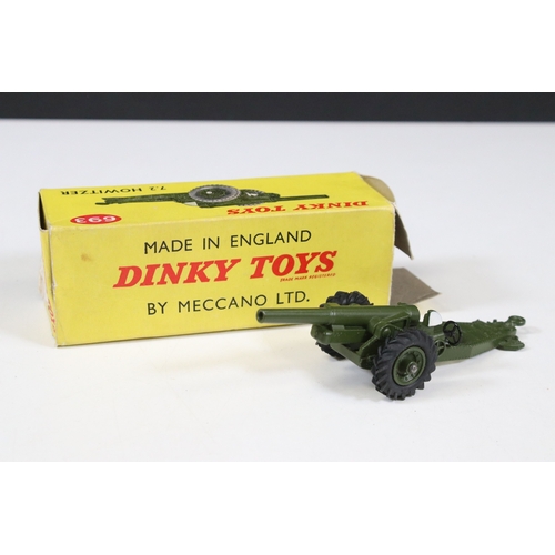 1308 - 19 Boxed Dinky military diecast models to include 2 x 677 Armoured Command Vehicle, 626 Military Amb... 