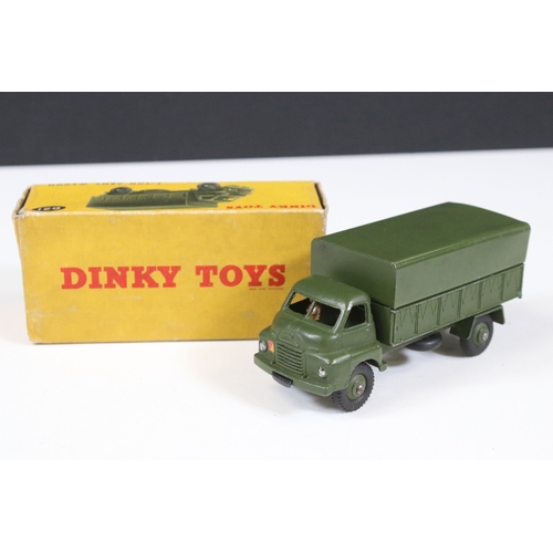 1308 - 19 Boxed Dinky military diecast models to include 2 x 677 Armoured Command Vehicle, 626 Military Amb... 