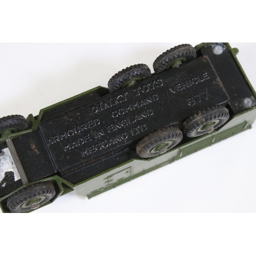1308 - 19 Boxed Dinky military diecast models to include 2 x 677 Armoured Command Vehicle, 626 Military Amb... 