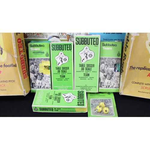 Subbuteo - Collection of Subbuteo to include 2 x boxed Rugby sets ...
