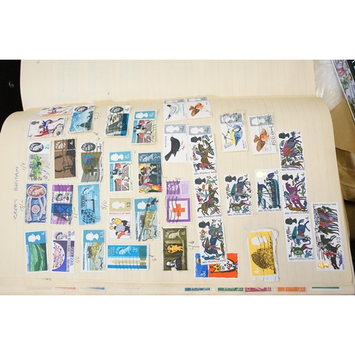 409 - Collection of stamps to include 25 presentation packs mint stamps and a large quantity of kilo ware ... 