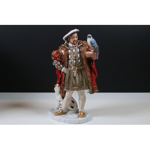 27 - Boxed Royal Doulton HN3350 Henry VIII ceramic figurine, ltd edn COA No. 993/1991