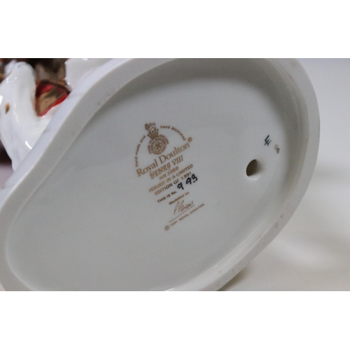 27 - Boxed Royal Doulton HN3350 Henry VIII ceramic figurine, ltd edn COA No. 993/1991