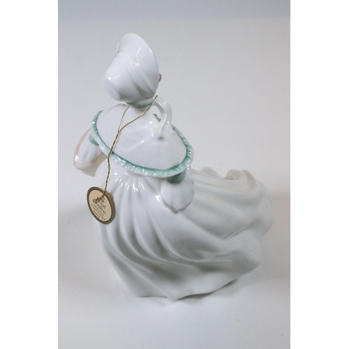 28 - Five ceramic lady figurines to include Royal Doulton HN2149 The Love Letter, Royal Worcester CW463 R... 