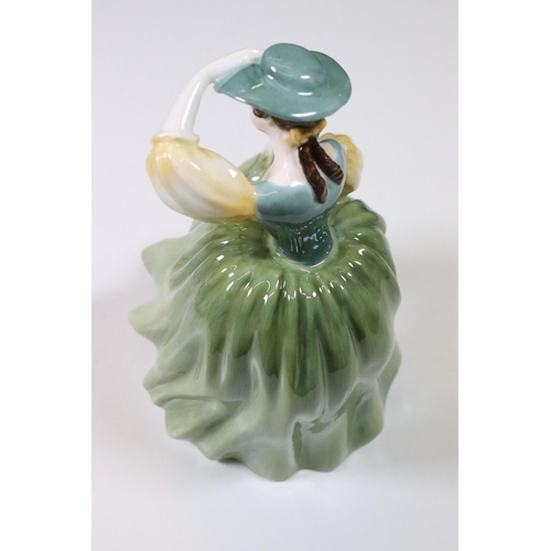 28 - Five ceramic lady figurines to include Royal Doulton HN2149 The Love Letter, Royal Worcester CW463 R... 