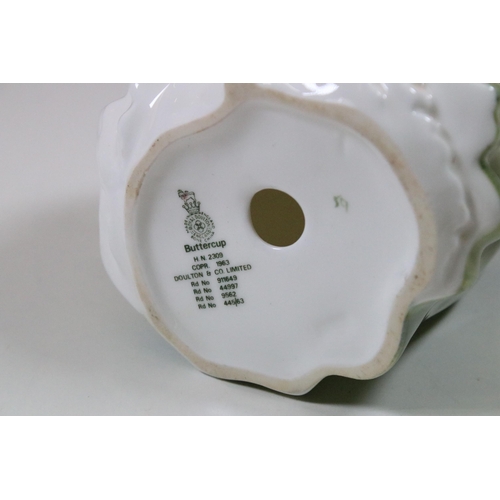 28 - Five ceramic lady figurines to include Royal Doulton HN2149 The Love Letter, Royal Worcester CW463 R... 