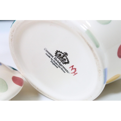 29A - Emma Bridgewater coffee pot and lid in the ‘Polka dot ‘ pattern, 25cm high